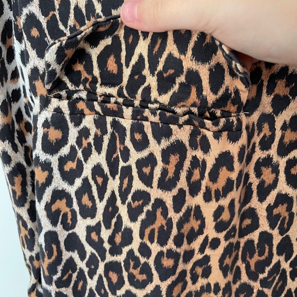 LPA Revolve Sienna Leopard Open Front Luxury Duster Coat Mob Wife Glam Small - Picture 9 of 10